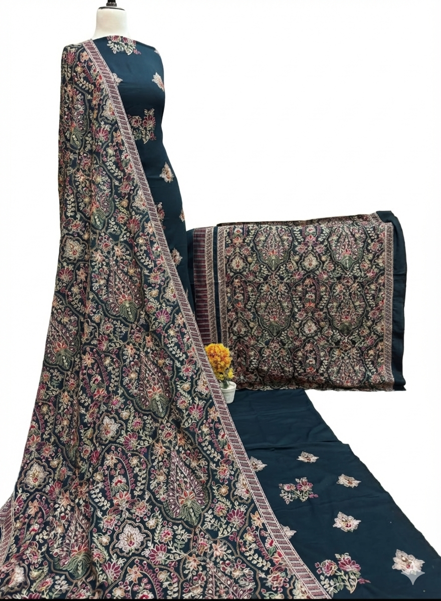 Winter karandi Shawl suite